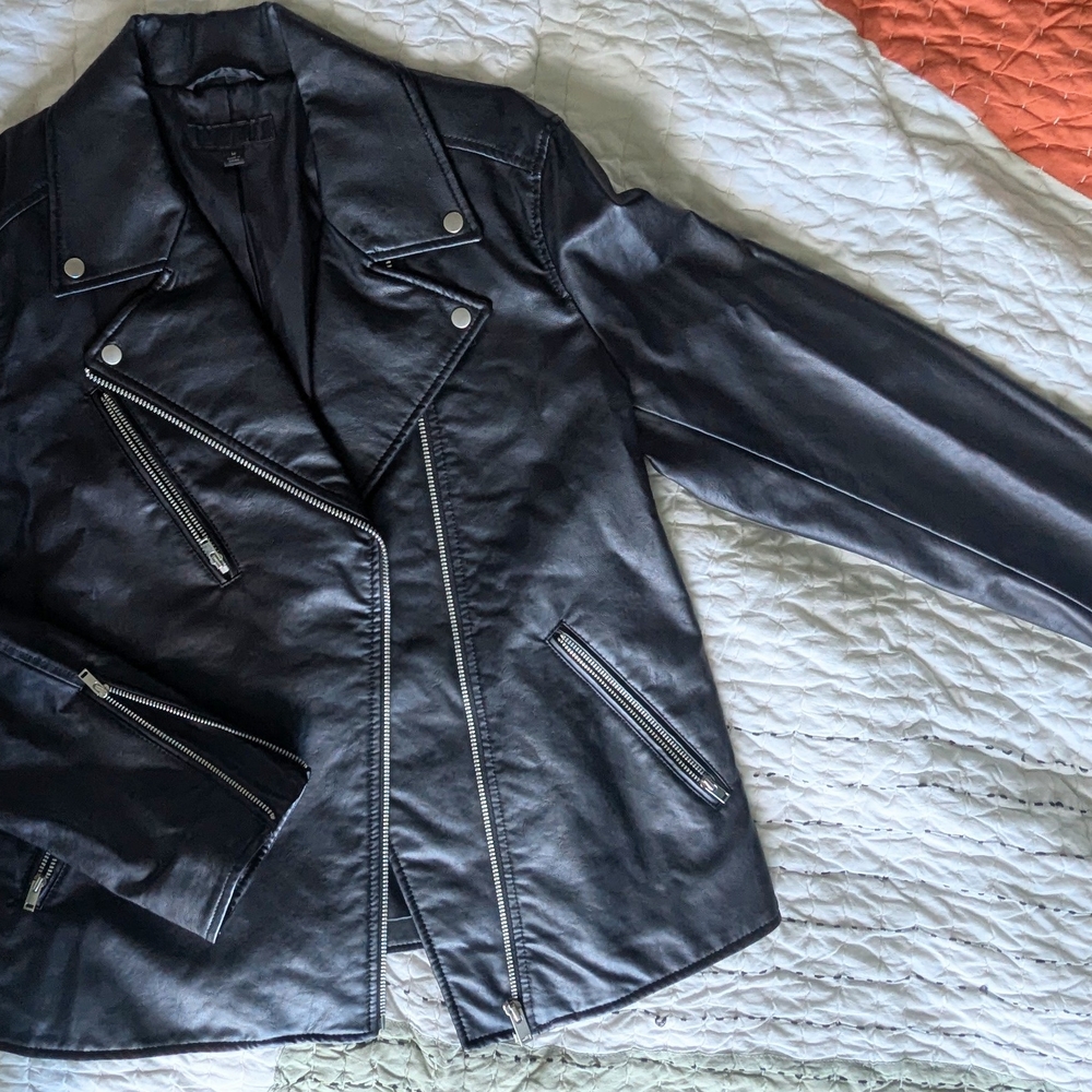 Women's Black Leather Jacket